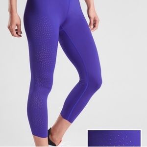 Athleta Velocity Laser Cut in Paradise Blue